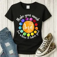 Make Your Mark See Where it Takes You Women's T-Shirt thumb 3