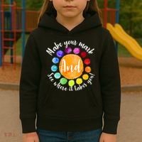 Make Your Mark See Where it Takes You Kids Hoodie thumb 3