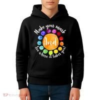 Make Your Mark See Where it Takes You Kids Hoodie thumb 4