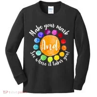 Make Your Mark See Where it Takes You Kids Long Sleeve Shirt thumb 0