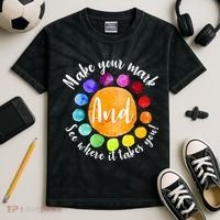 Make Your Mark See Where it Takes You Kids Tie-Dye T-Shirt thumb 2