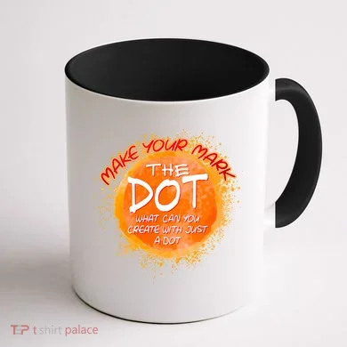 Make Your Mark The Dot Splatter Coffee Mug back