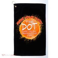 Make Your Mark The Dot Splatter Golf Towel thumb 0