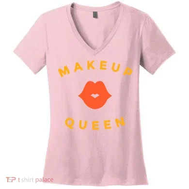 Makeup Queen Women's V-Neck T-Shirt