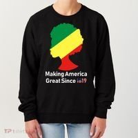 Making America Great Since 1619 Women's Sweatshirt thumb 0