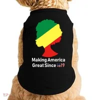 Making America Great Since 1619 Doggie Tank thumb 0