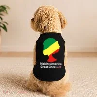 Making America Great Since 1619 Doggie Tank thumb 2