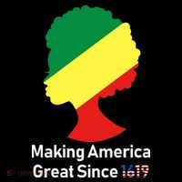 Making America Great Since 1619 Coaster thumb 2