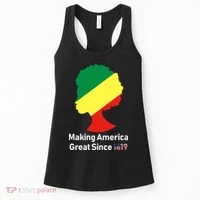 Making America Great Since 1619 Women's Tank Top thumb 0