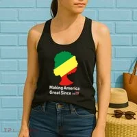 Making America Great Since 1619 Women's Tank Top thumb 2