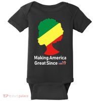 Making America Great Since 1619 Baby Bodysuit thumb 0