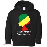Making America Great Since 1619 Toddler Hoodie thumb 0