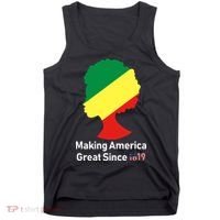 Making America Great Since 1619 Tank Top thumb 0