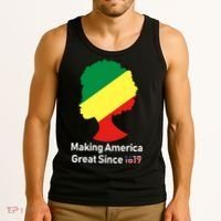 Making America Great Since 1619 Tank Top thumb 3