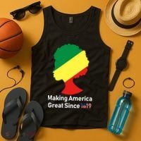 Making America Great Since 1619 Tank Top thumb 4