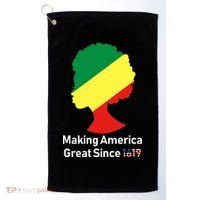 Making America Great Since 1619 Golf Towel thumb 0