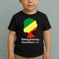Making America Great Since 1619 Toddler T-Shirt thumb 2