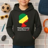 Making America Great Since 1619 Kids Hoodie thumb 2