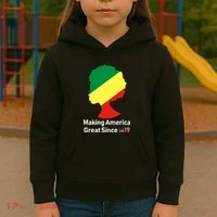 Making America Great Since 1619 Kids Hoodie thumb 3