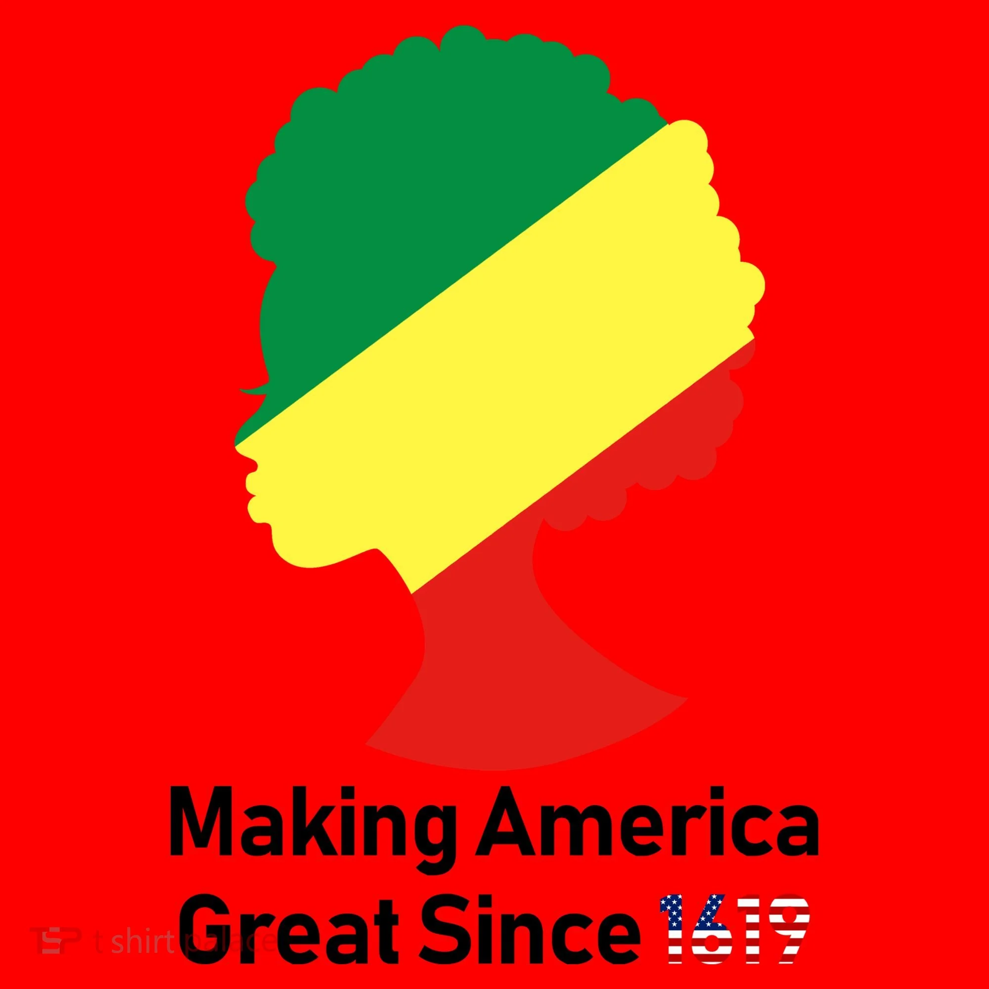 Making America Great Since 1619 Santa Hat