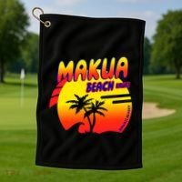 Makua Beach Golf Towel thumb 1