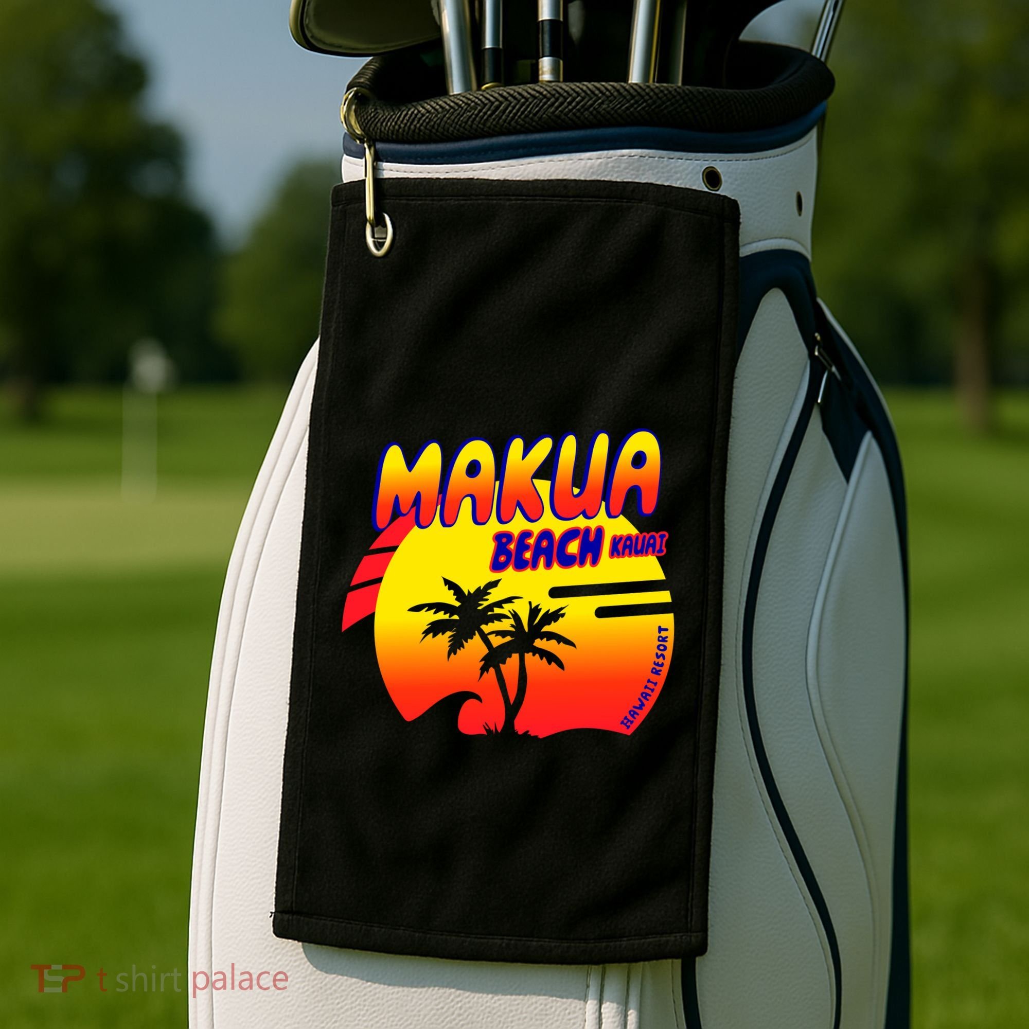 Makua Beach Golf Towel