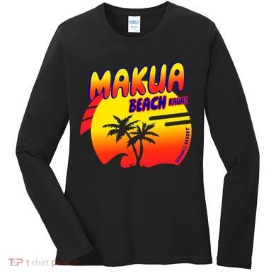 Makua Beach Women's Long Sleeve Shirt