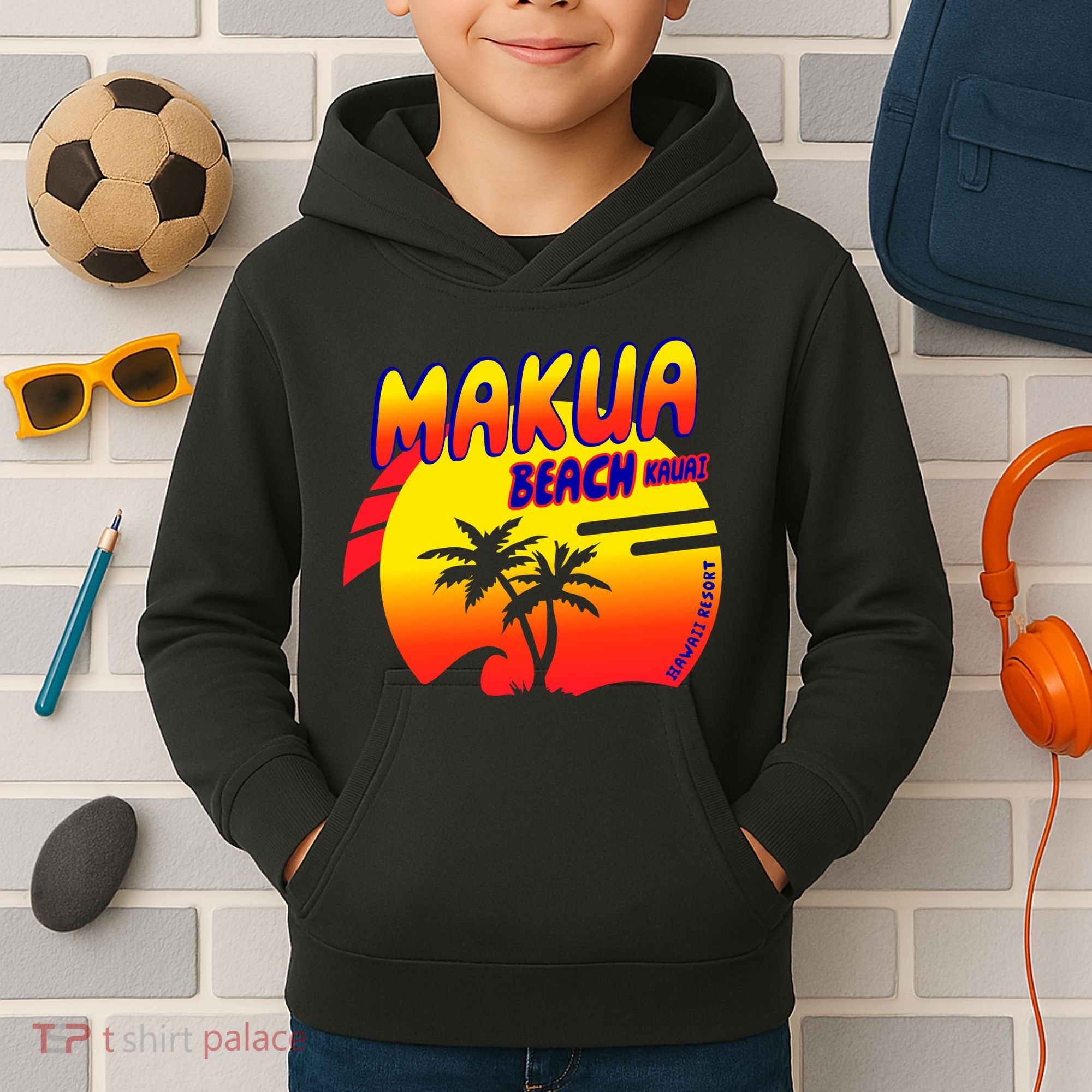 Makua Beach Kids Hoodie