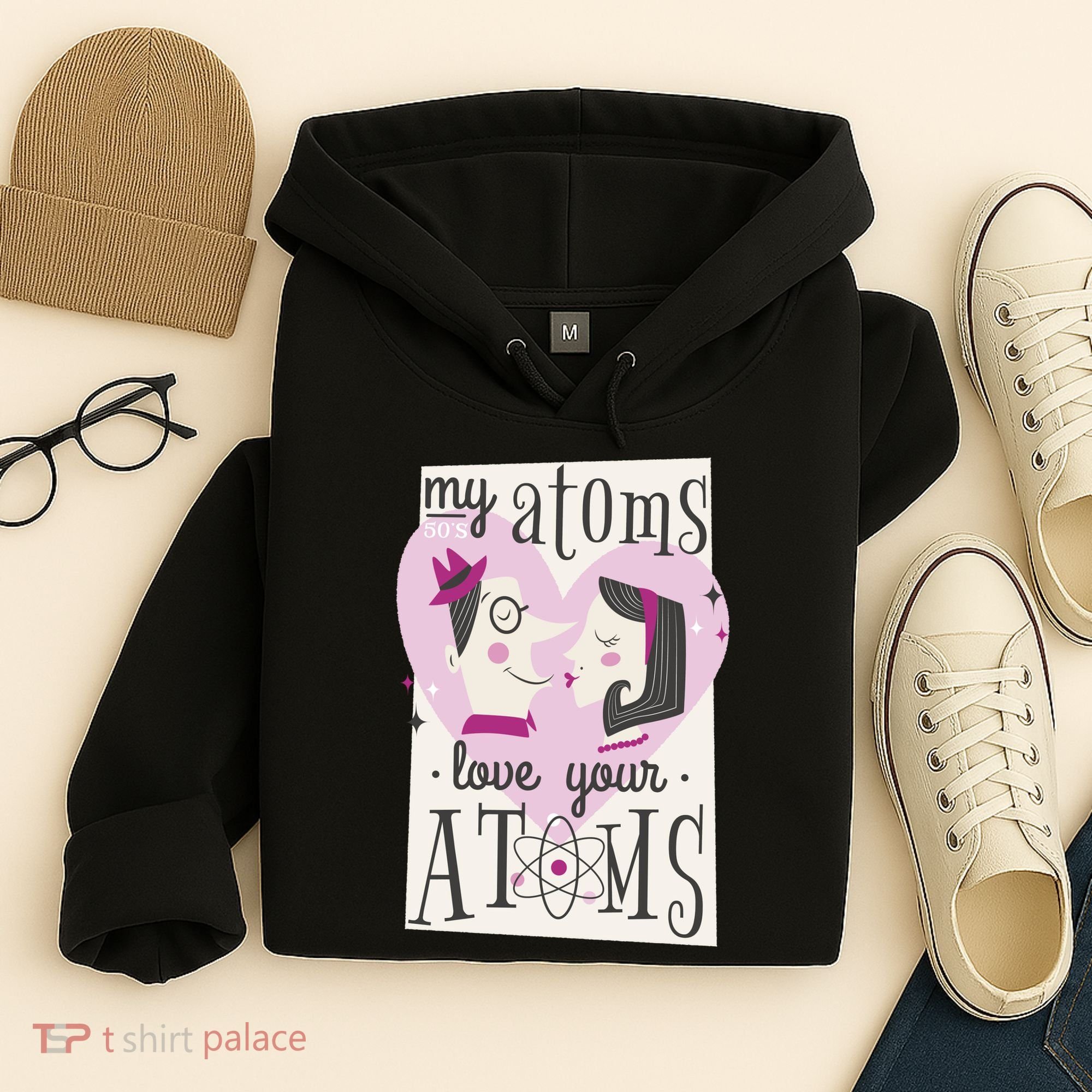 My Atoms Love Your Atoms Science Couple Hoodie