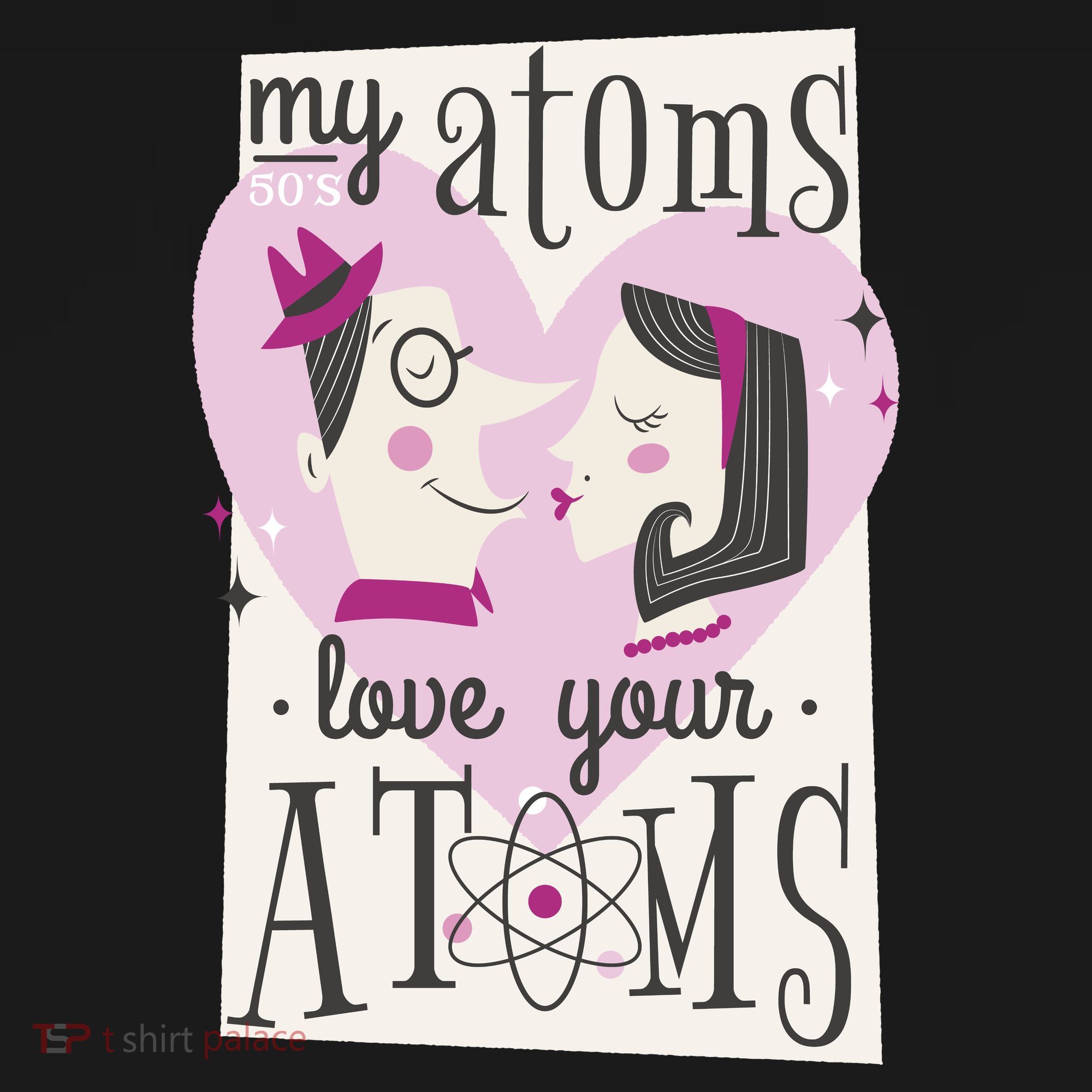 My Atoms Love Your Atoms Science Couple Women's Hoodie
