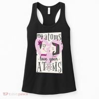 My Atoms Love Your Atoms Science Couple Women's Tank Top thumb 0