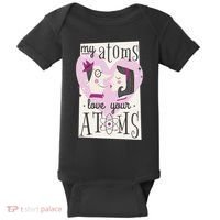 My Atoms Love Your Atoms Science Couple Baby Bodysuit thumb 0