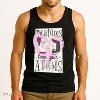 My Atoms Love Your Atoms Science Couple Tank Top thumb 3