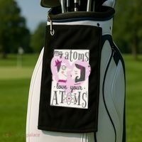 My Atoms Love Your Atoms Science Couple Golf Towel thumb 2