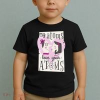 My Atoms Love Your Atoms Science Couple Toddler T-Shirt thumb 2