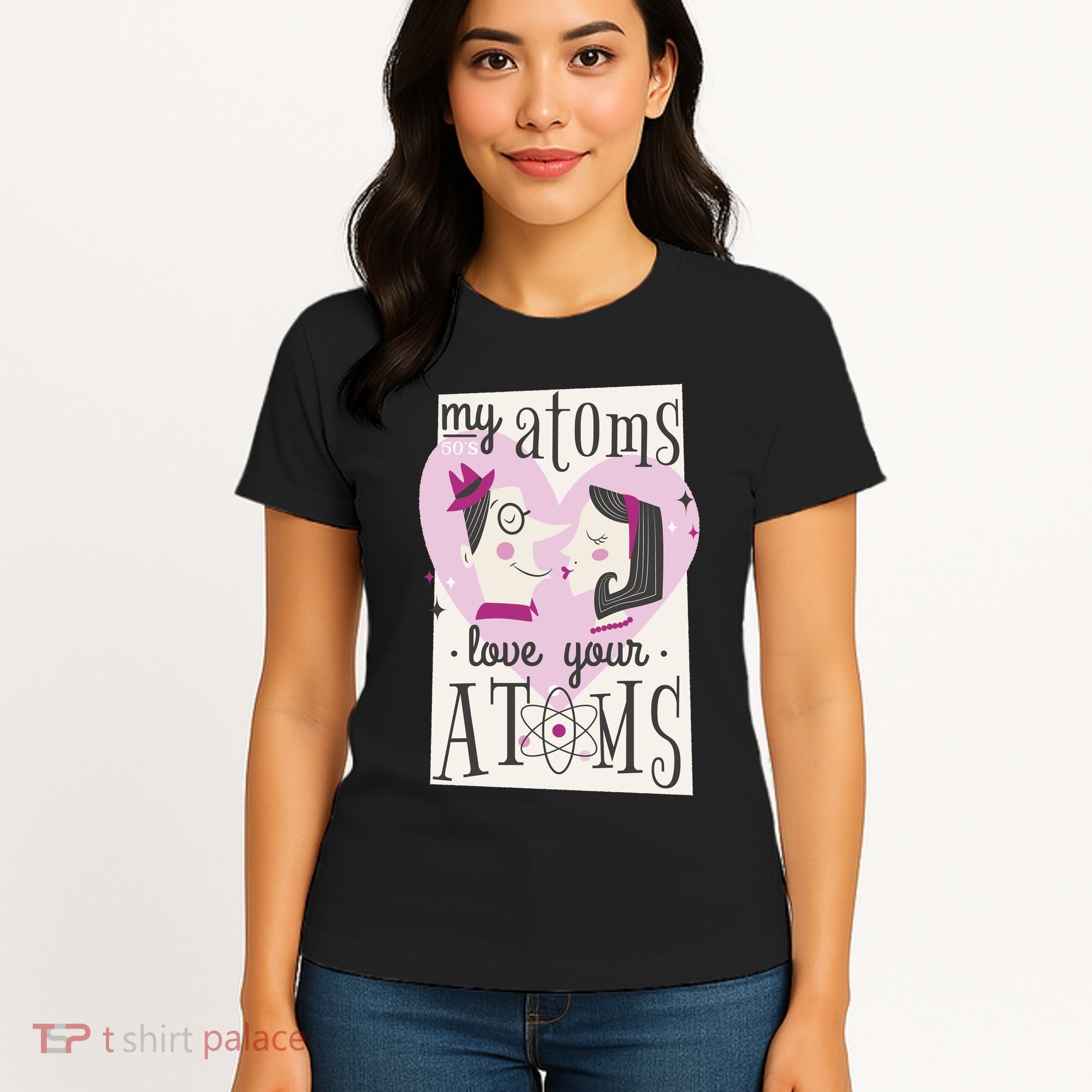 My Atoms Love Your Atoms Science Couple Women's T-Shirt