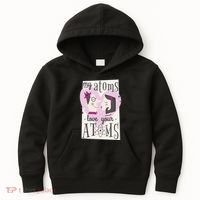 My Atoms Love Your Atoms Science Couple Kids Hoodie thumb 0
