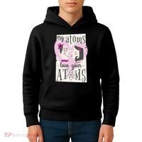 My Atoms Love Your Atoms Science Couple Kids Hoodie thumb 4