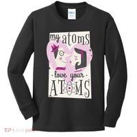 My Atoms Love Your Atoms Science Couple Kids Long Sleeve Shirt thumb 0