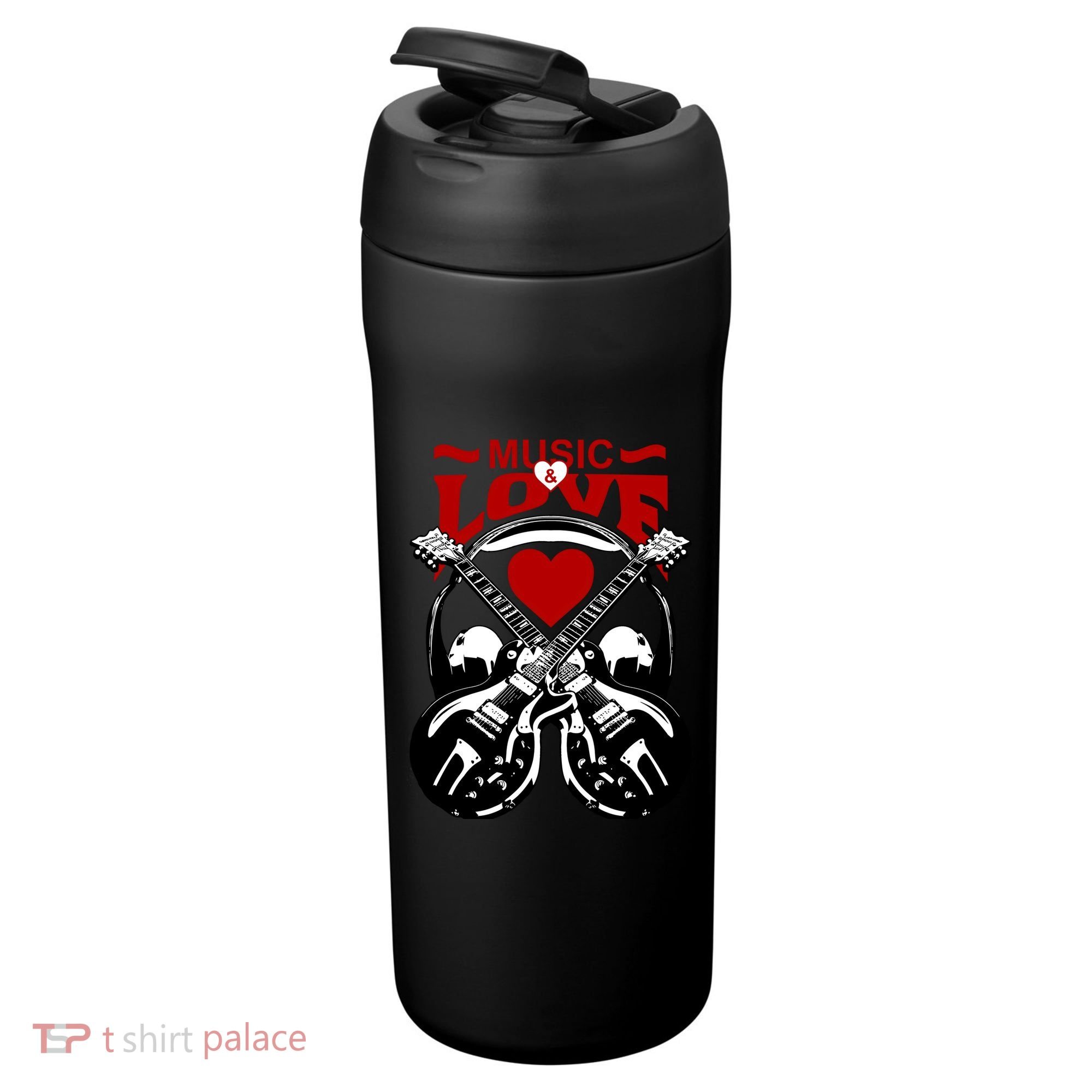 Music And Love Guitars 24oz Duet Stainless Steel Tumbler