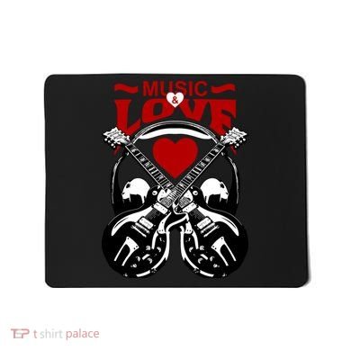 Music And Love Guitars Mousepad
