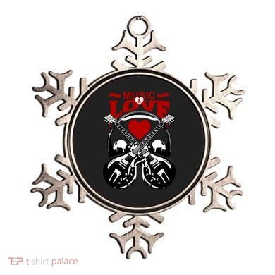 Music And Love Guitars Ornament