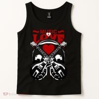 Music And Love Guitars Tank Top thumb 2