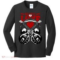 Music And Love Guitars Kids Long Sleeve Shirt thumb 0