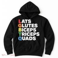 Muscle Alphabet Lats Glutes Biceps Triceps Quads Lgbtq Hoodie thumb 0
