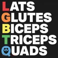 Muscle Alphabet Lats Glutes Biceps Triceps Quads Lgbtq Hoodie thumb 2
