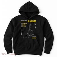 Military Aircraft Lockheed Sr71 Blackbird Usaf Hoodie thumb 0