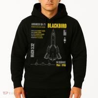 Military Aircraft Lockheed Sr71 Blackbird Usaf Hoodie thumb 2
