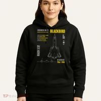 Military Aircraft Lockheed Sr71 Blackbird Usaf Hoodie thumb 5