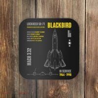 Military Aircraft Lockheed Sr71 Blackbird Usaf Coaster thumb 0